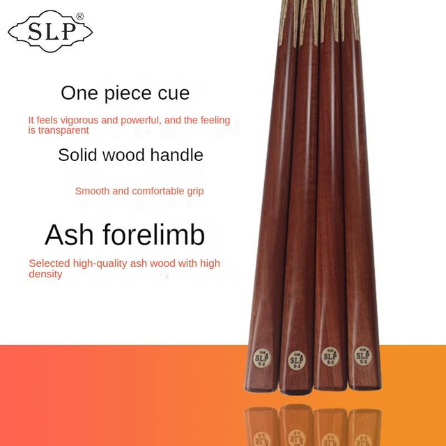 SLP 10mm One Piece Log Billiard Club dedicated cue tacos de billar Snooker Cue
