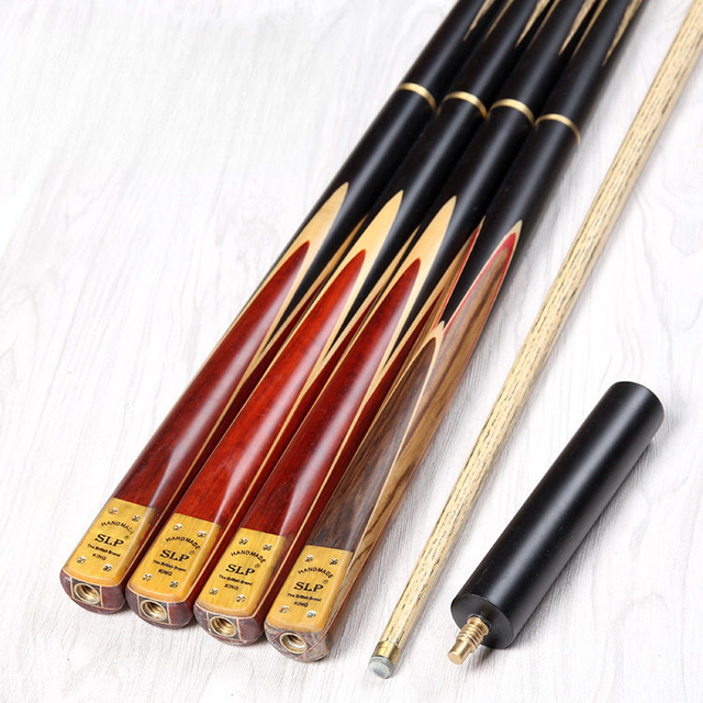 SLP 10mm 3/4 Split Cue Stick Billiard 4 Splices of wood with Extender tacos de billar Snooker Cue