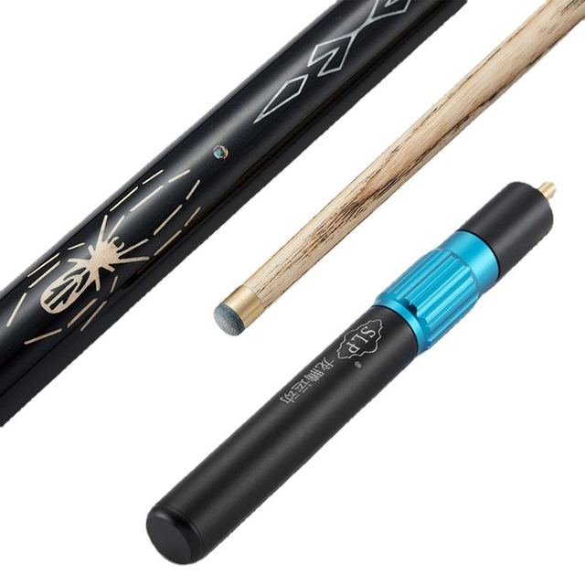 SLP 10mm 11.5mm One Piece Black 8 Billiard Cue Inlaid with Carved Snooker Cue Tacos De Billar