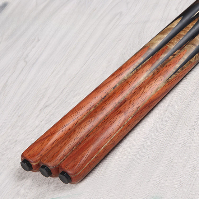 SLP Chen Guibao Handmade Pole 10mm One Piece 4 Splices of precious wood with Extender tacos de billar Snooker Cue